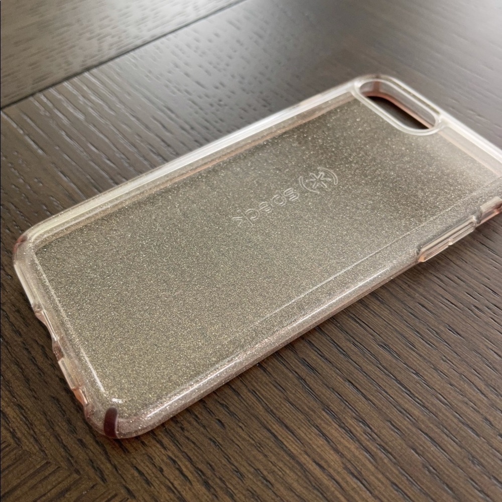 Speck iPhone 7Plus Clear/Gold Sparkle Case